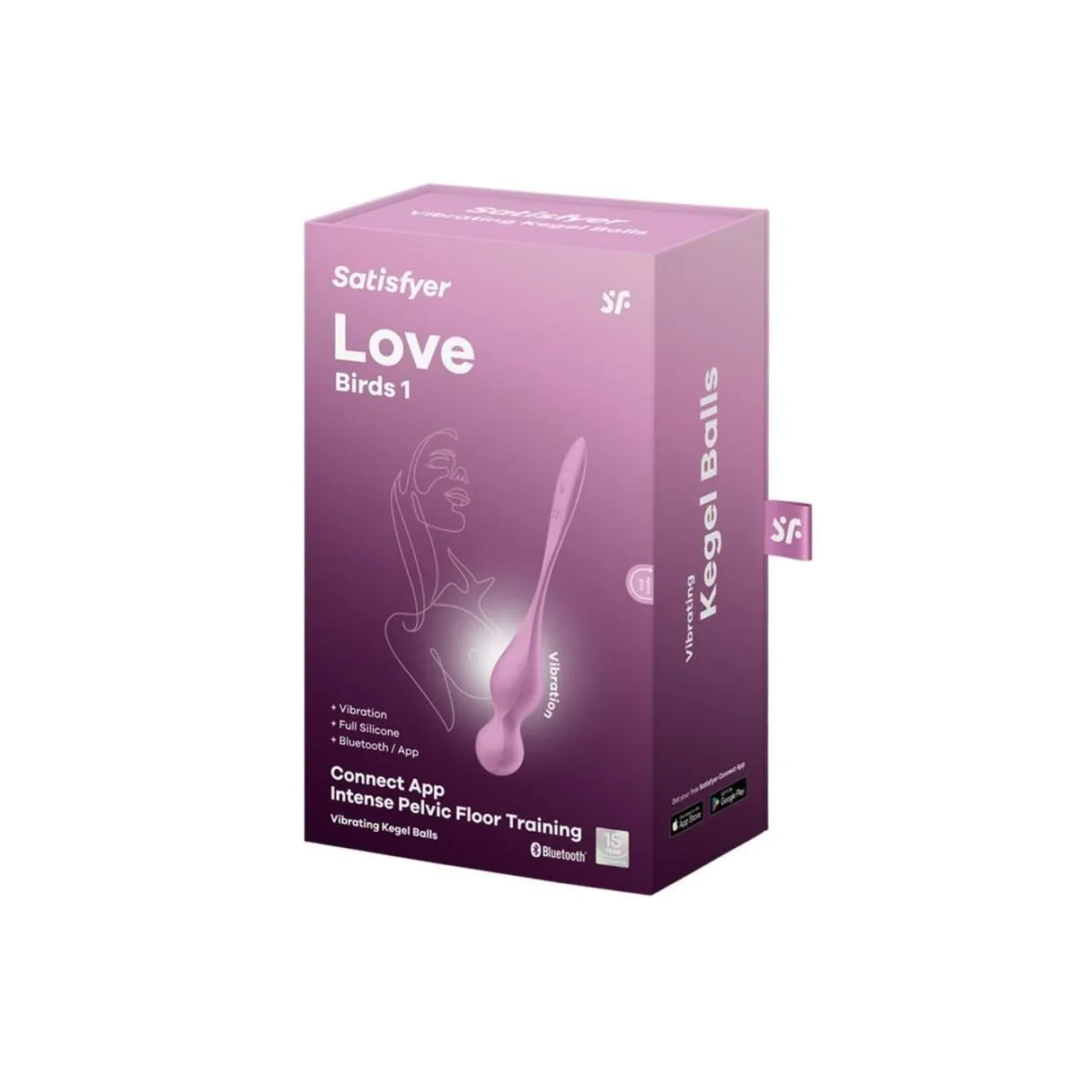 Love Birds Vibrierende Kegel-Kugeln Rosa von Satisfyer Balls | Fesselliebe.de