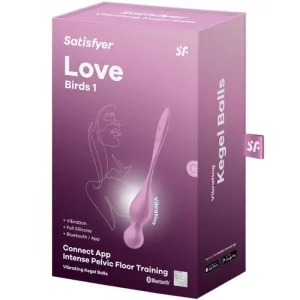 Love Birds Vibrierende Kegel-Kugeln Rosa von Satisfyer Balls