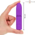 Symone Usb wiederaufladbarer Vibrierender Bullet 8 Vibrationen Lila 10 X 2,2 cm von Intense Fun