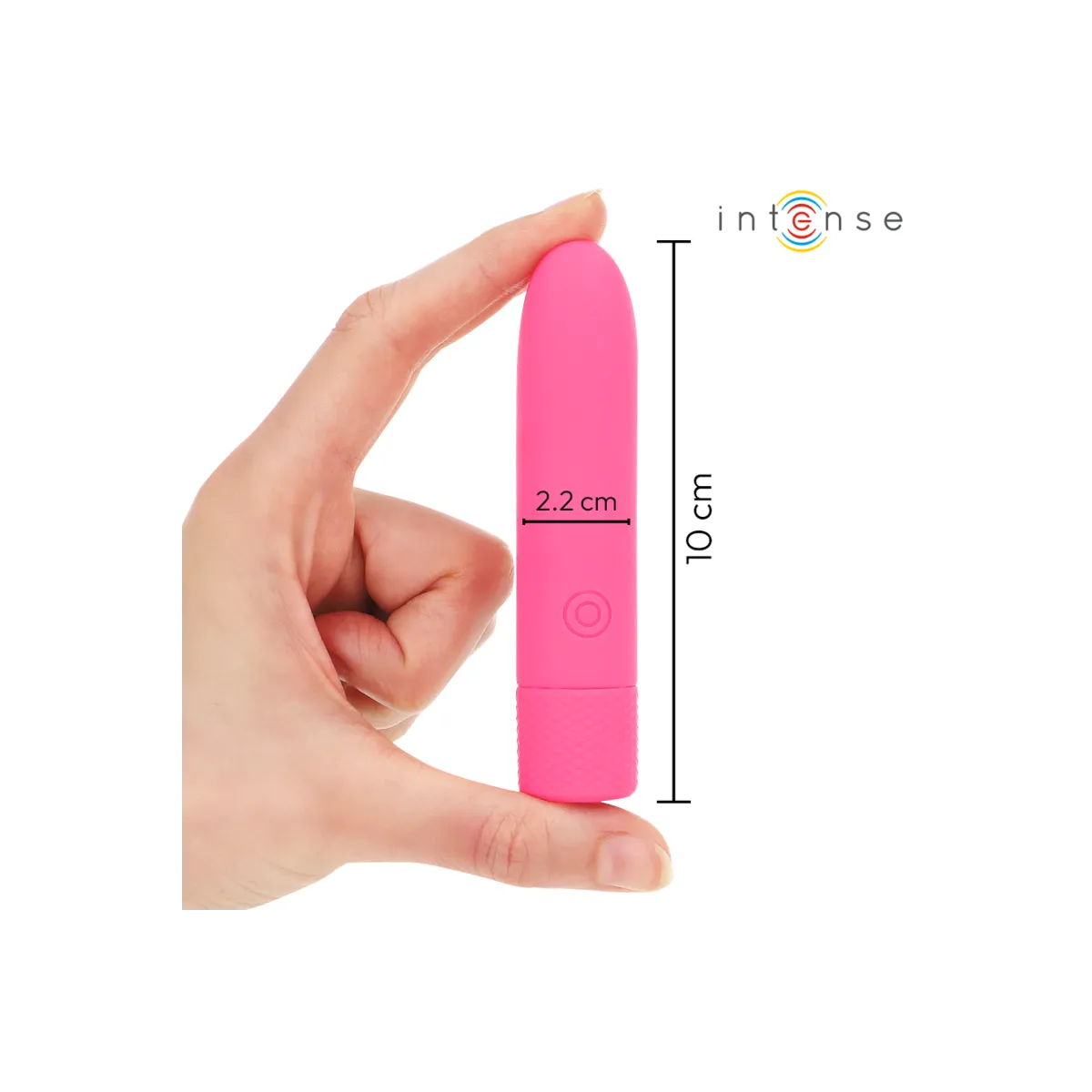 Symone Usb wiederaufladbarer Vibrierender Bullet 8 Vibrationen Rosa 10 X 2,2 cm von Intense Fun | Fesselliebe.de