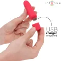 Symone Usb wiederaufladbarer Vibrierender Bullet 8 Vibrationen Rot 10 X 2,2 cm von Intense Fun