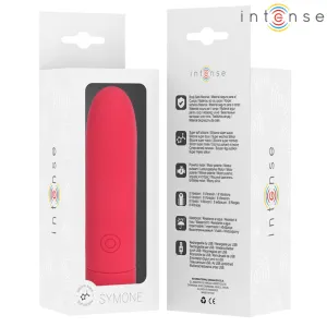 Symone Usb wiederaufladbarer Vibrierender Bullet 8 Vibrationen Rot 10 X 2,2 cm von Intense Fun
