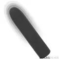 Geri Usb wiederaufladbarer Vibrierender Bullet 8 Vibrationen Schwarz 10 X 2,2 cm von Black&Silver