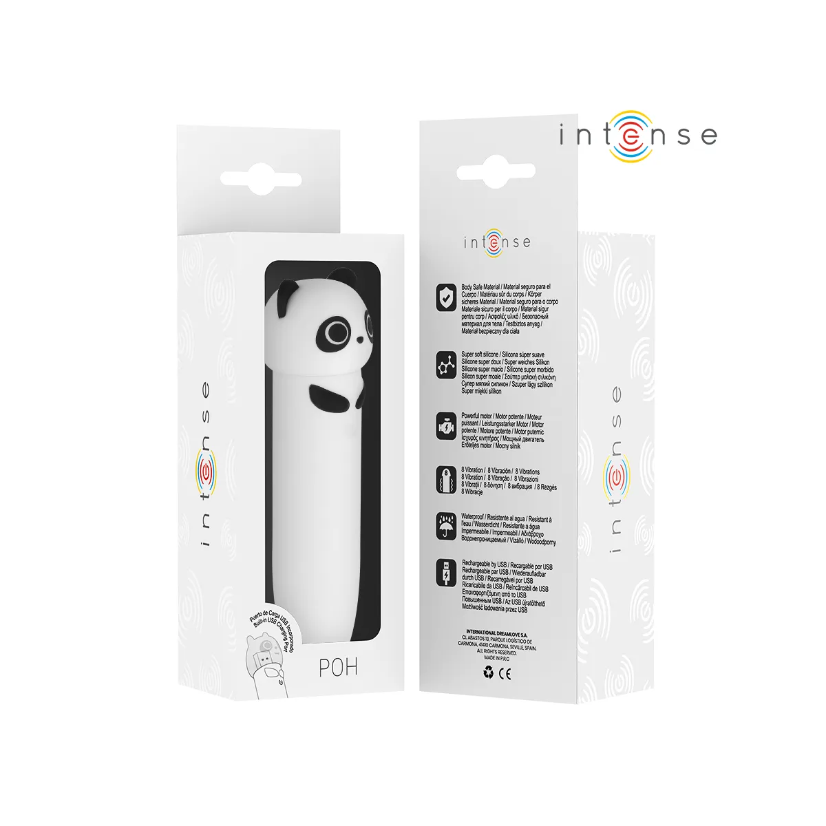 Poh Panda Vibrierender Bullet, Usb wiederaufladbar, 10 X 2,2 cm von Intense Fun | Fesselliebe.de