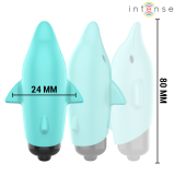 Echo Vibrierendes Bullet Delphin Blau 8 X 4,7 cm von Intense Fun | Fesselliebe.de