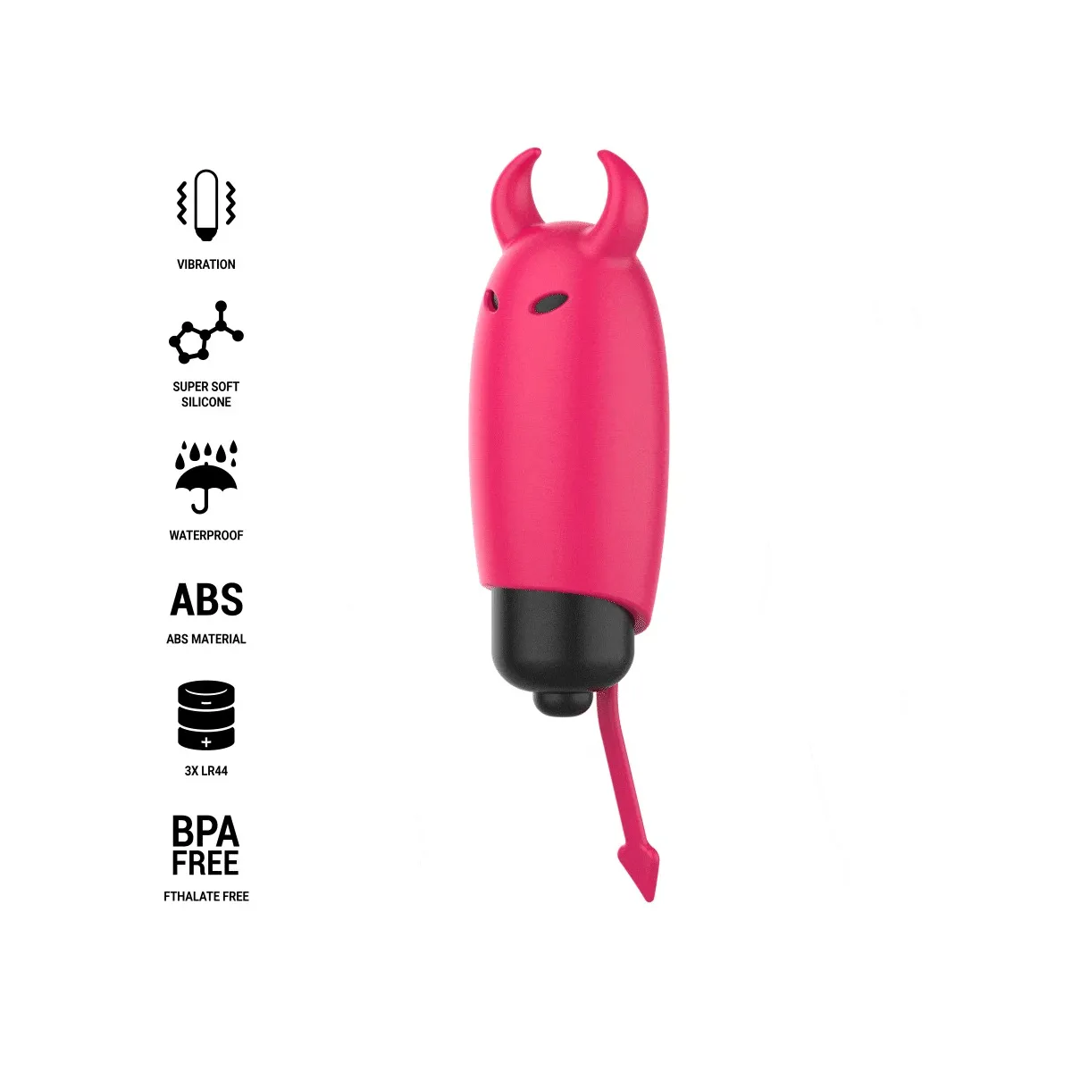 Scarlet Vibrierende Kugel Red Demon 9,3 X 2,4 cm von Intense Fun | Fesselliebe.de