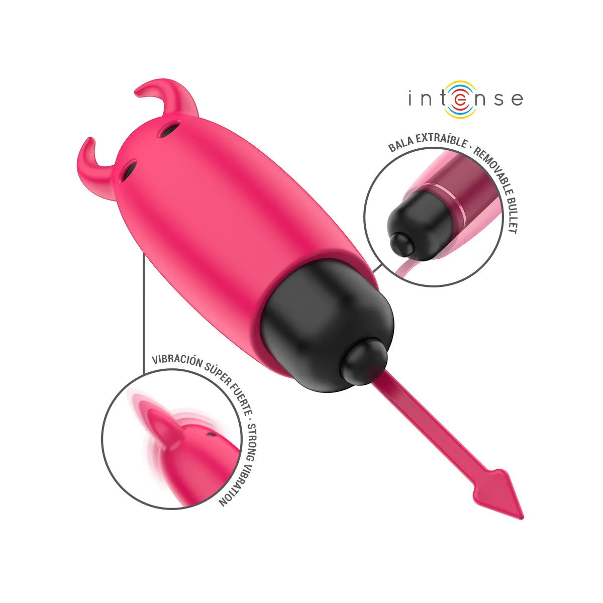 Scarlet Vibrierende Kugel Red Demon 9,3 X 2,4 cm von Intense Fun | Fesselliebe.de