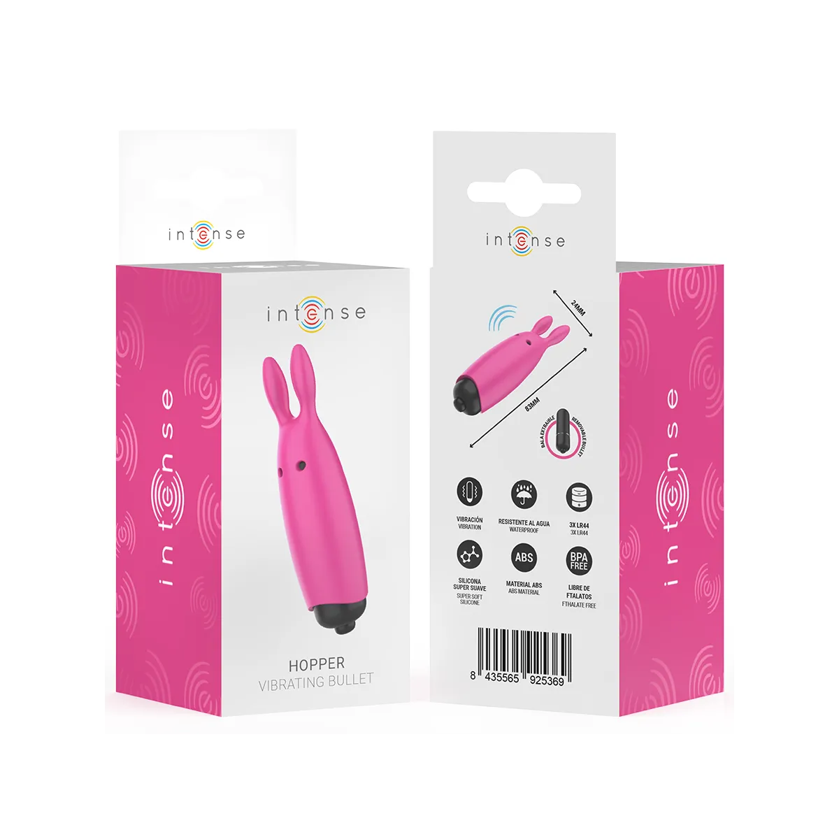 Hopper Pink Vibrierendes Bullet 8,3 X 2,4 cm von Intense Fun | Fesselliebe.de