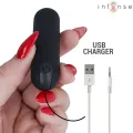 Karen Mini wiederaufladbarer Vibrationskugel Schwarz von Intense Fun