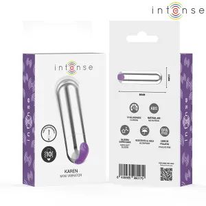 Karen Mini wiederaufladbarer Vibrationskugel Silber von Intense Fun