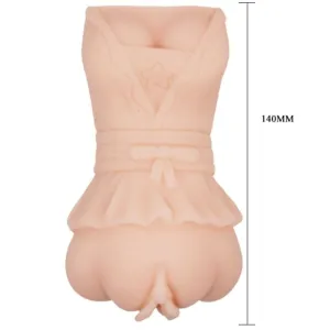 Water Skin Vagina Masturbator mit Vibrierenden Kugeln von Crazy Bull