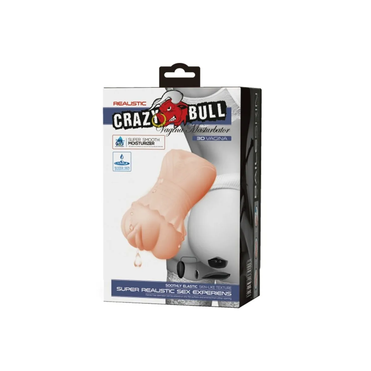 Water Skin Vagina Masturbator mit Vibrierenden Kugeln von Crazy Bull | Fesselliebe.de