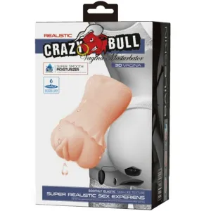 Water Skin Vagina Masturbator mit Vibrierenden Kugeln von Crazy Bull