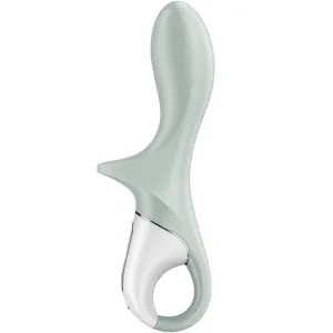 Air Pump Booty 3 aufblasbarer Analvibrator Graugrün von Satisfyer Vibrator | Fesselliebe.de