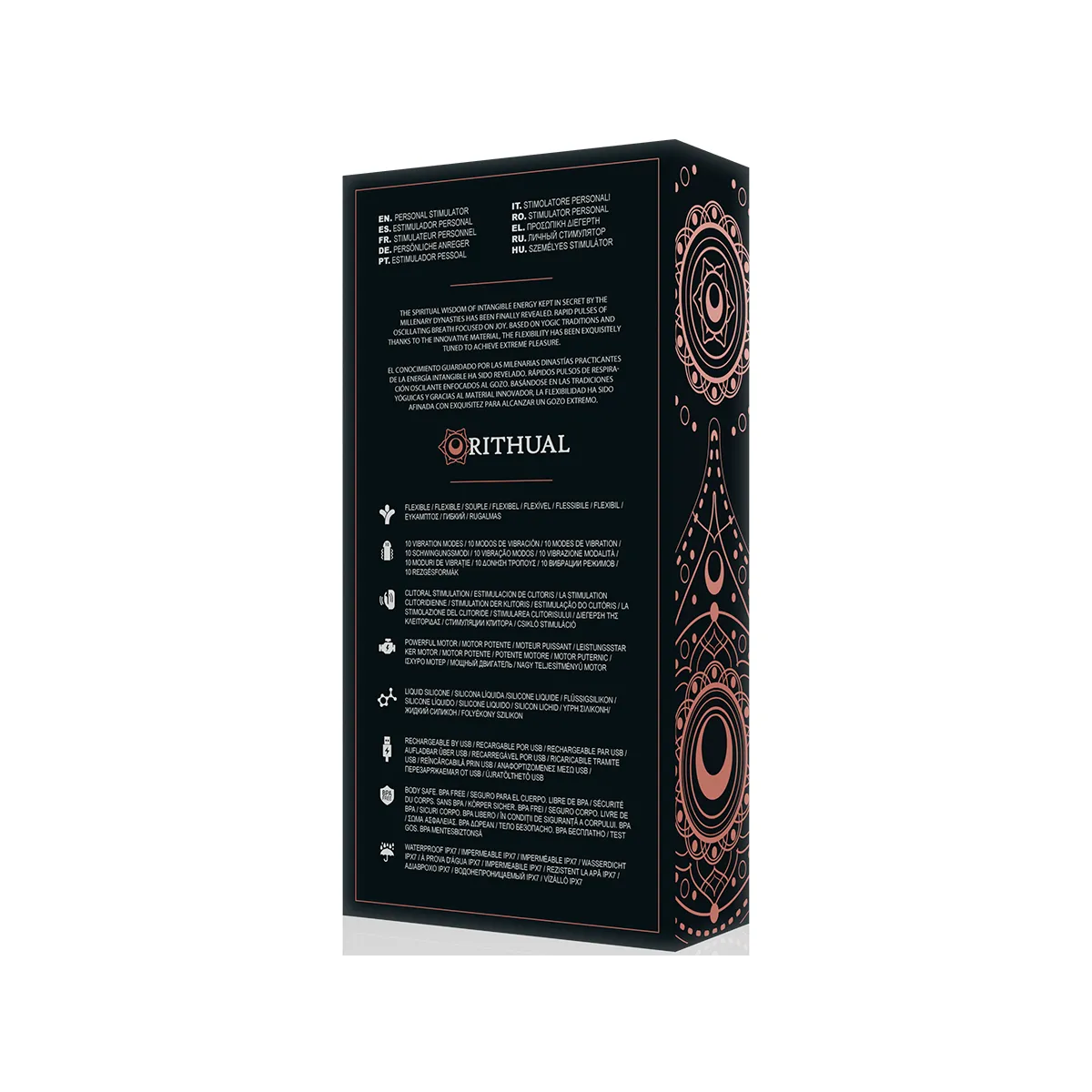 Anusara Dual wiederaufladbarer Motor 2,0 Schwarz von Rithual | Fesselliebe.de