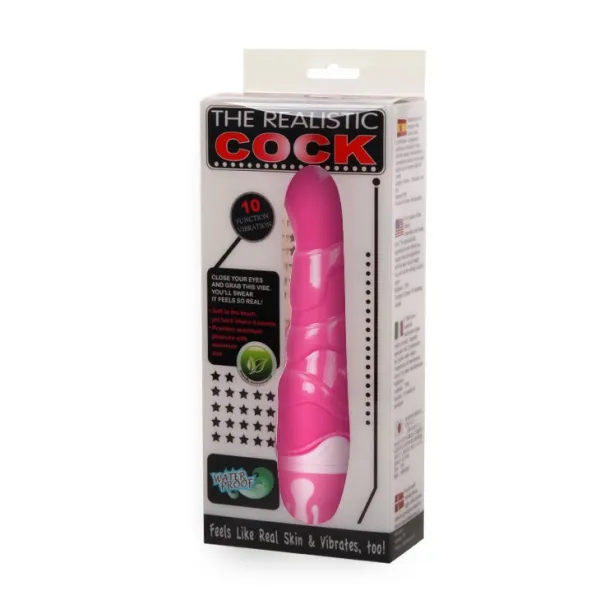 Der Realistischen Hahn Rosa 21,8 cm von Baile Vibrators | Fesselliebe.de