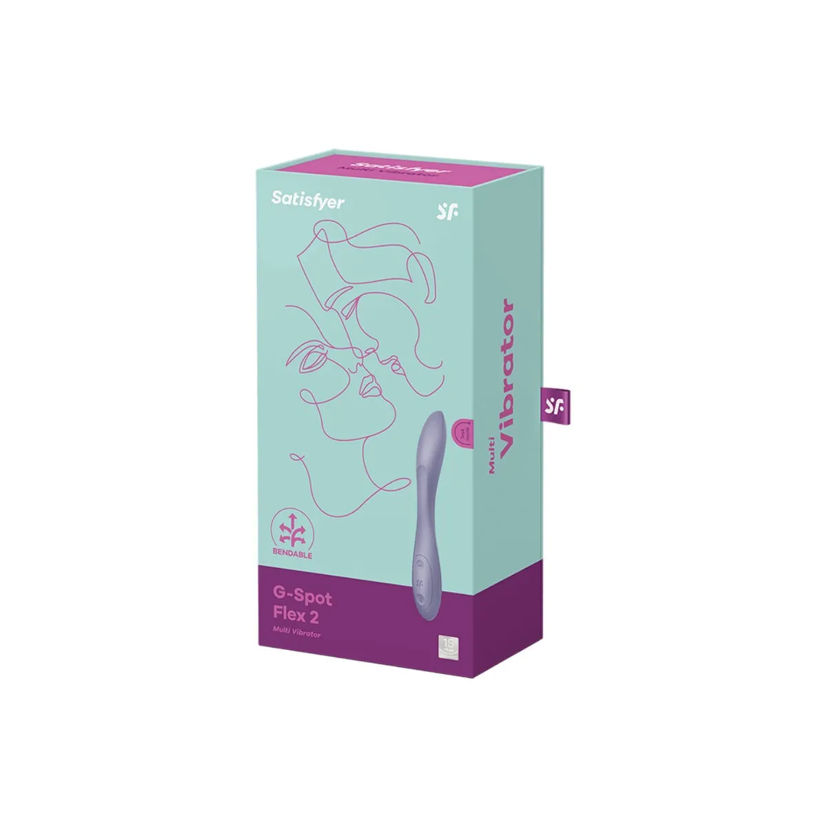 G-Spot Flex 2 Multi Vibrator Lila von Satisfyer Vibrator | Fesselliebe.de
