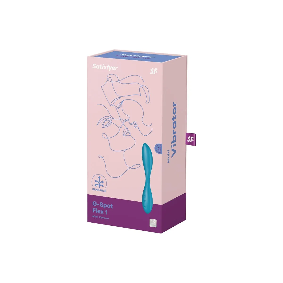 G-Spot Flex 1 Multivibrator Blau von Satisfyer Vibrator | Fesselliebe.de
