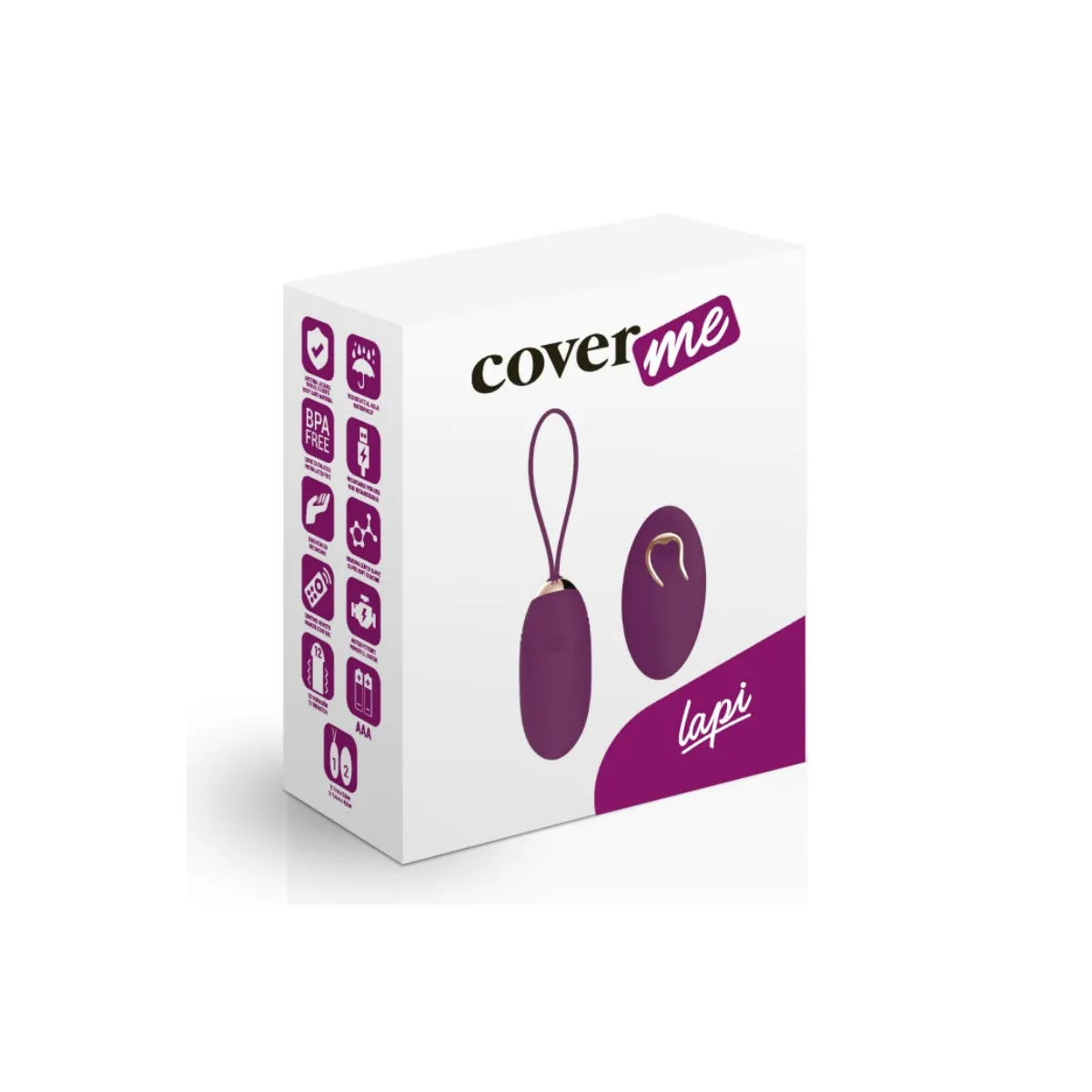 Lapi Lilac mit Fernbedienungs-Ei von Coverme | Fesselliebe.de