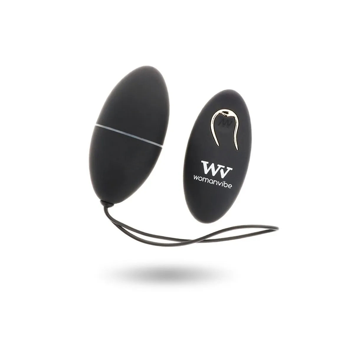 Alsan Egg mit Fernbedienung Schwarz Silikon Schwarz von Womanvibe | Fesselliebe.de