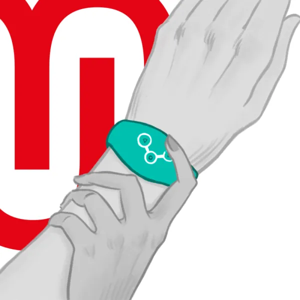 Wireless-Technologie-Uhr Aquamarin von Watchme | Fesselliebe.de