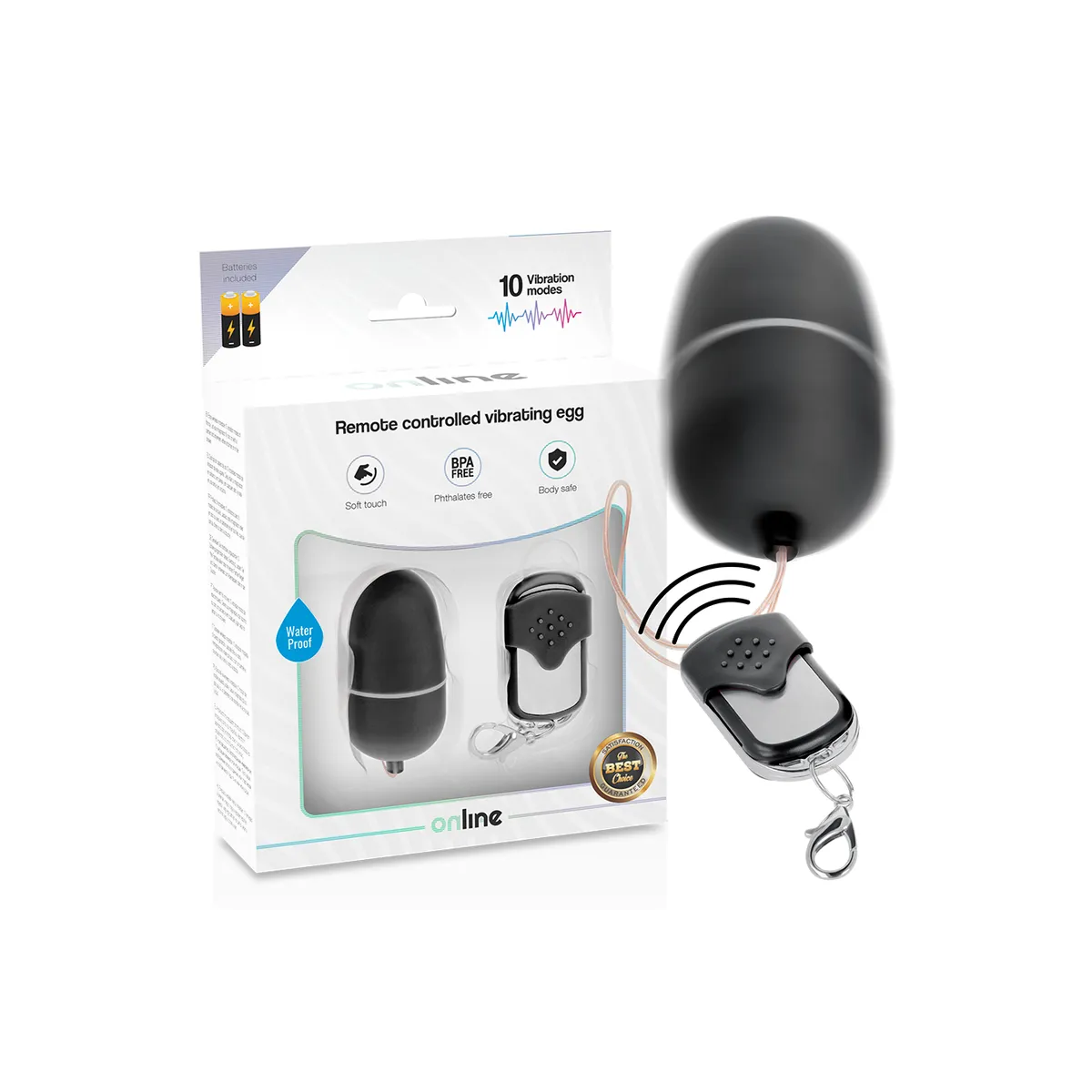 Fernbedienung Vibrierendes Ei M Schwarz von Online | Fesselliebe.de