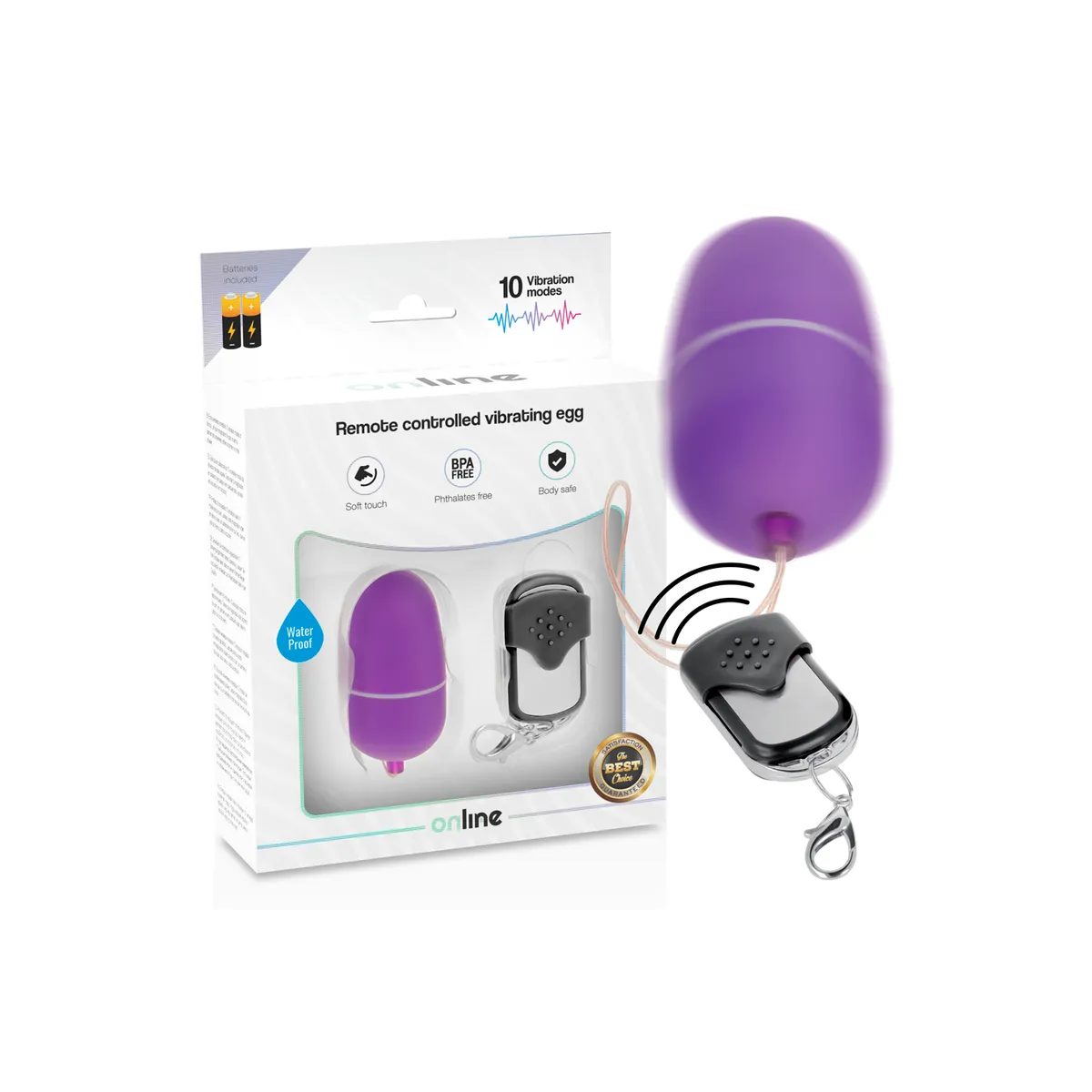 Fernbedienung Vibrierendes Ei M Lila von Online | Fesselliebe.de