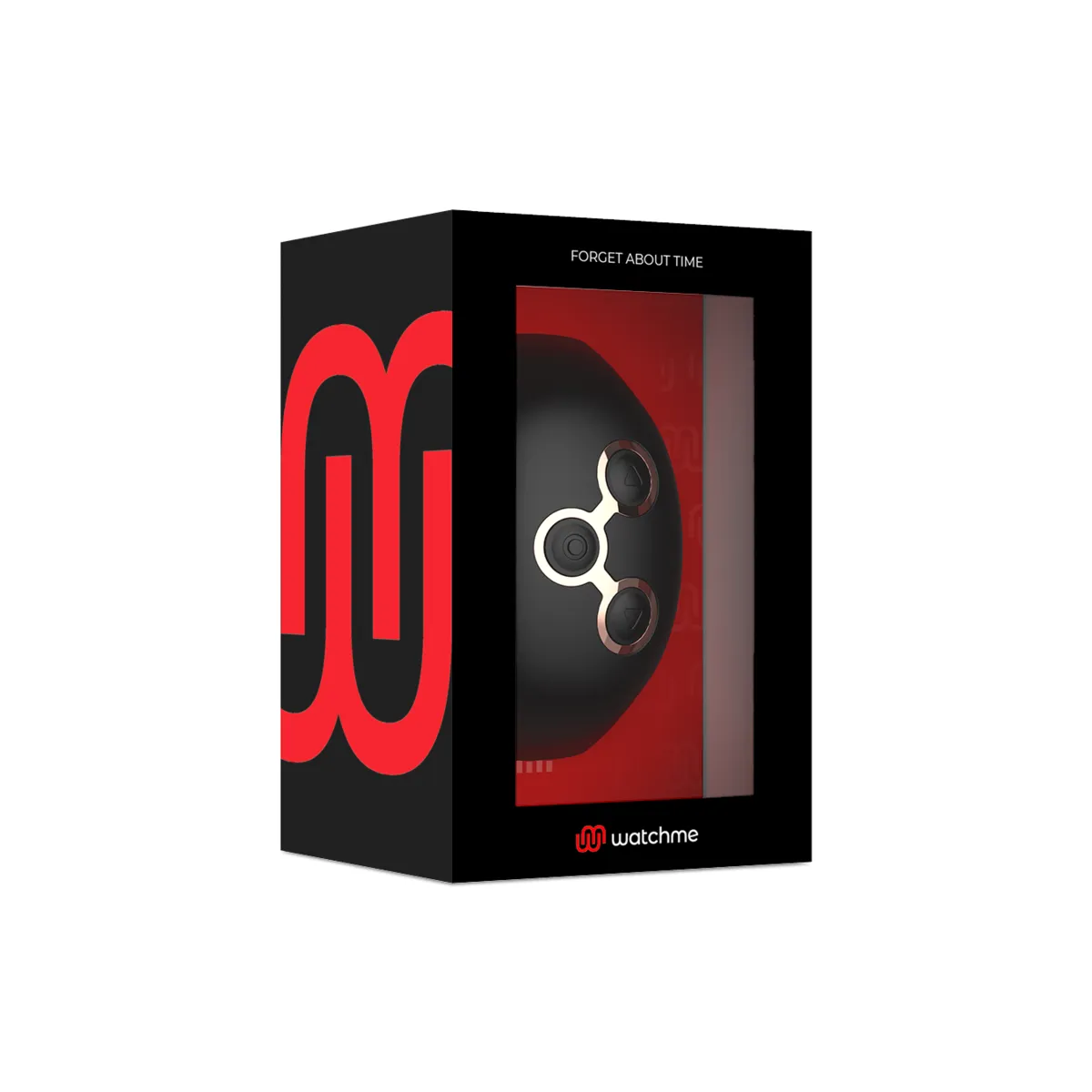 Drahtlose Technologie-Fernbedienungsuhr aus Jet und Kupfer von Watchme | Fesselliebe.de