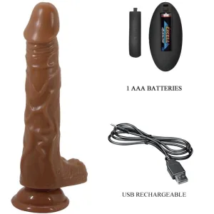 Bodach Realistischer Vibrator mit Fernbedienungssaugnapf von Baile Dildos