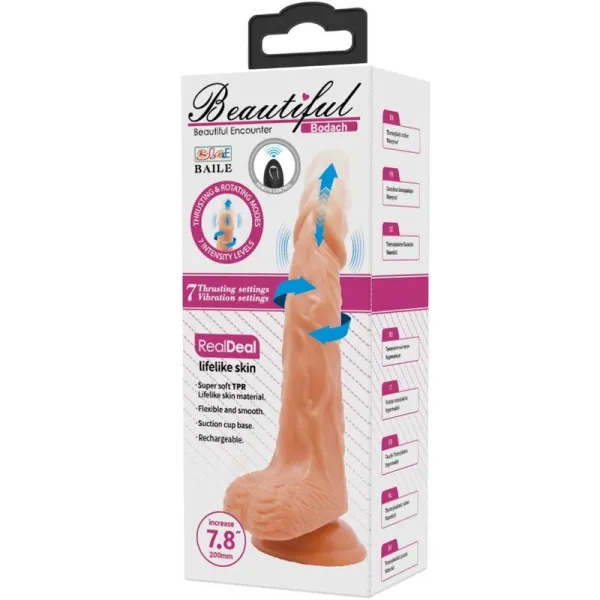 Bodach Realistischer Vibrator mit Fernbedienungssaugnapf von Baile Dildos | Fesselliebe.de
