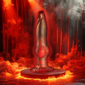 Prometheus Dildo Titan In Flames wiederaufladbare mit Fernbedienung von Epic