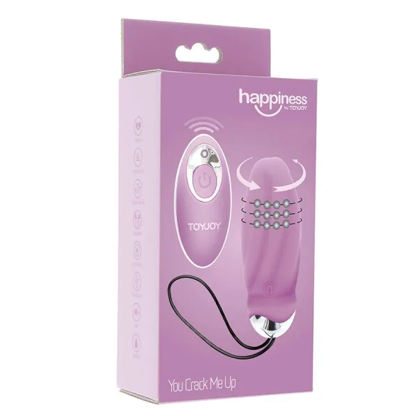 Happiness You Crack Me Up Rosa Vibrator mit Fernbedienung von Toyjoy | Fesselliebe.de