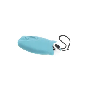Happiness Im So Eggcited Vibrator mit Fernbedienung Blau von Toyjoy