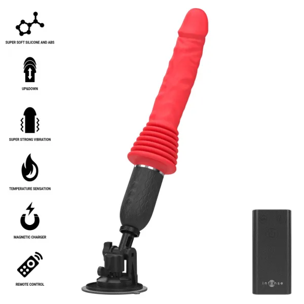 Cynthia mit Fernbedienungs-Stossvibrator mit Wärmefunktion von Intense Fun | Fesselliebe.de