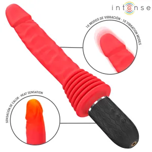 Cynthia mit Fernbedienungs-Stossvibrator mit Wärmefunktion von Intense Fun