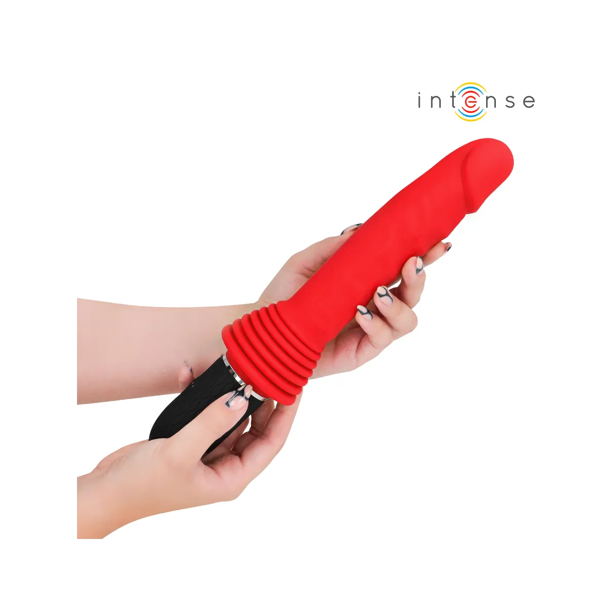 Cynthia mit Fernbedienungs-Stossvibrator mit Wärmefunktion von Intense Fun | Fesselliebe.de