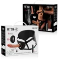 Harness mit Dildo- und Bullet-Fernbedienungs-Watchme-M-Technologie von Fetish Submissive