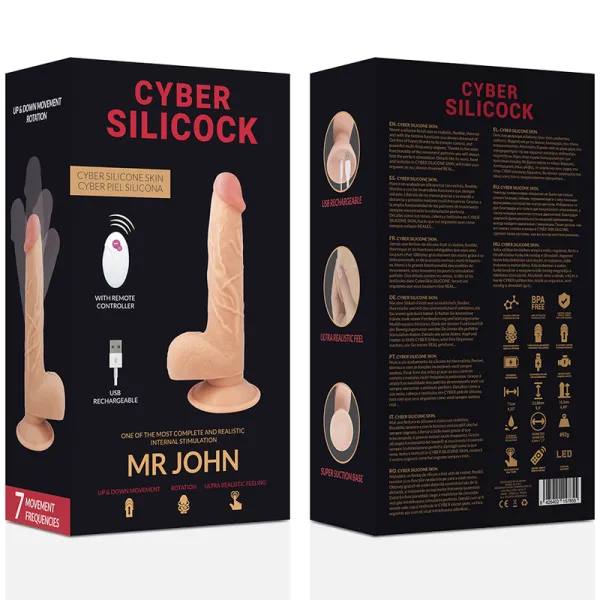 Fernbedienung Realistisch Mr John 23,88 cm -O- 4,3 cm von Cyber Silicock | Fesselliebe.de