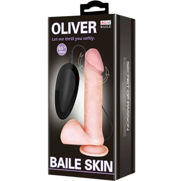 Oliver Realistischer Vibrator mit Rotationsfunktion von Baile | Fesselliebe.de