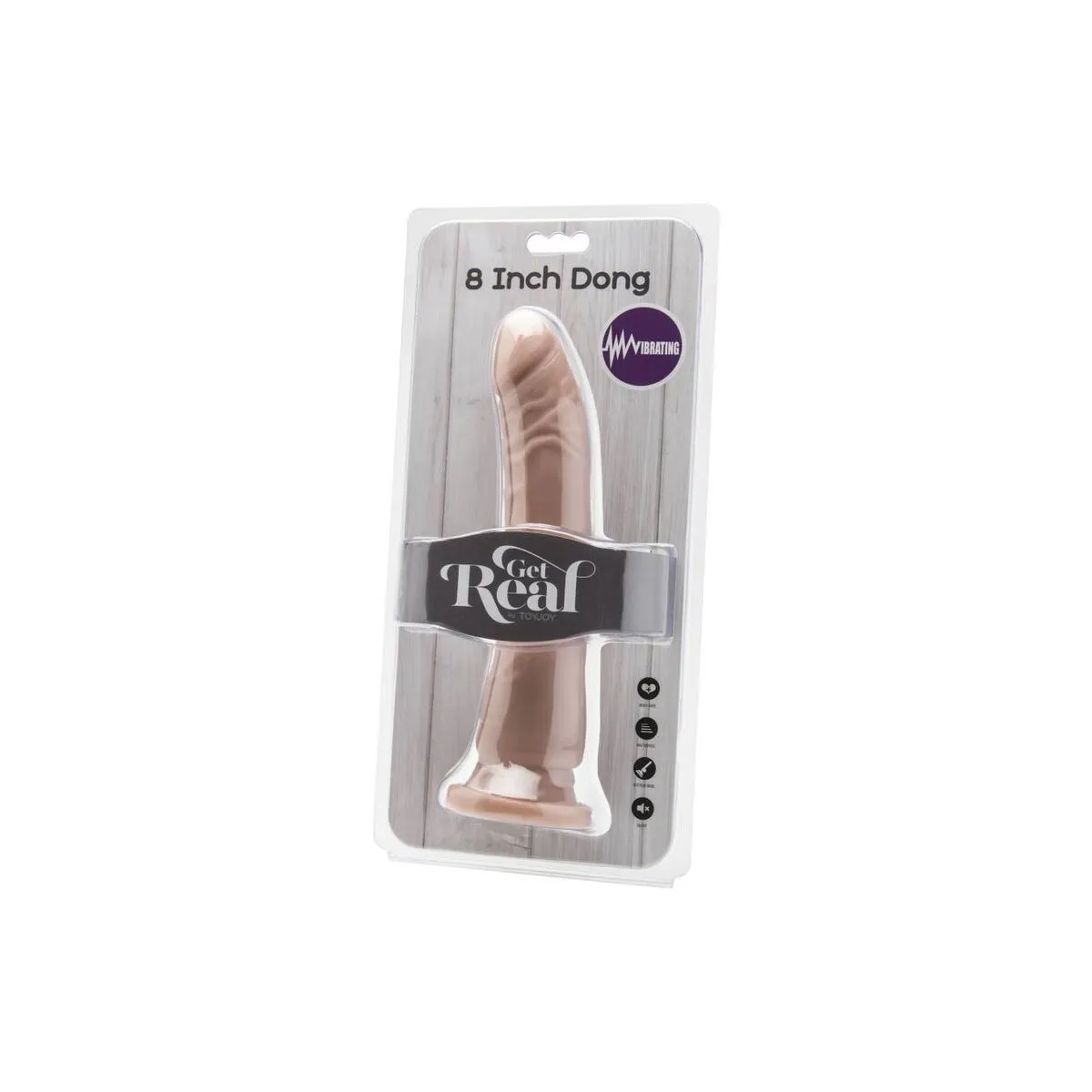 Dong 20,5 cm Vibrierende Haut von Get Real | Fesselliebe.de