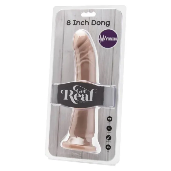 Dong 20,5 cm Vibrierende Haut von Get Real | Fesselliebe.de