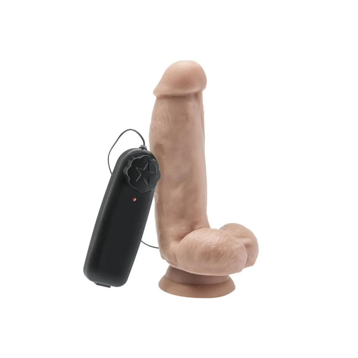 Dildo 12 cm mit Kugeln Vibrator Haut von Get Real | Fesselliebe.de