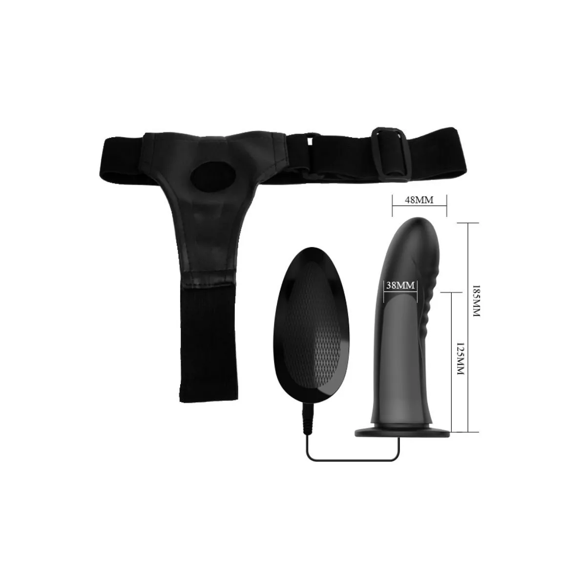 Myron Strap-On mit Vibration und Hohldildo von Pretty Love | Fesselliebe.de