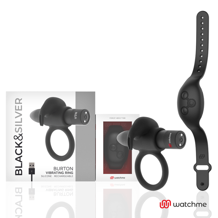 Burton Cockring-Uhr mit Fernbedienung von Black&Silver | Fesselliebe.de