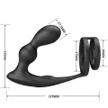 Marshall Penisring mit Vibratorischem Analplug mit Fernbedienung von Pretty Love Male