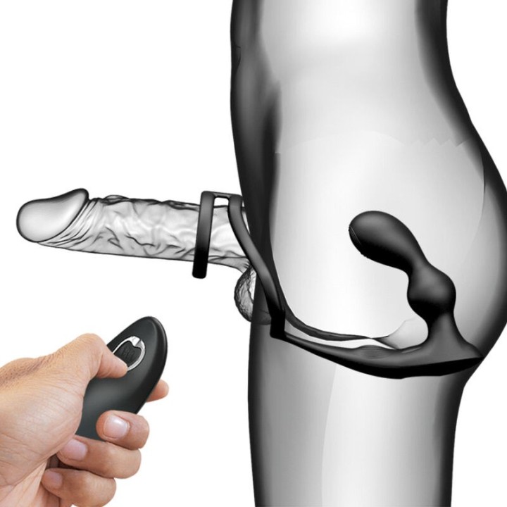 Marshall Penisring mit Vibratorischem Analplug mit Fernbedienung von Pretty Love Male | Fesselliebe.de