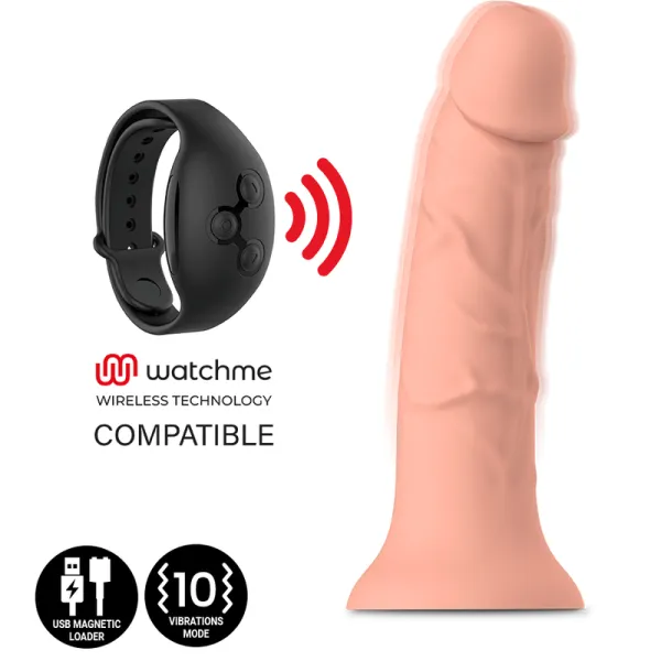 Asher Original Dildo M - Vibrator Kompatibel mit Watchme Wireless Technology von Mythology Fantasy Dildo | Fesselliebe.de