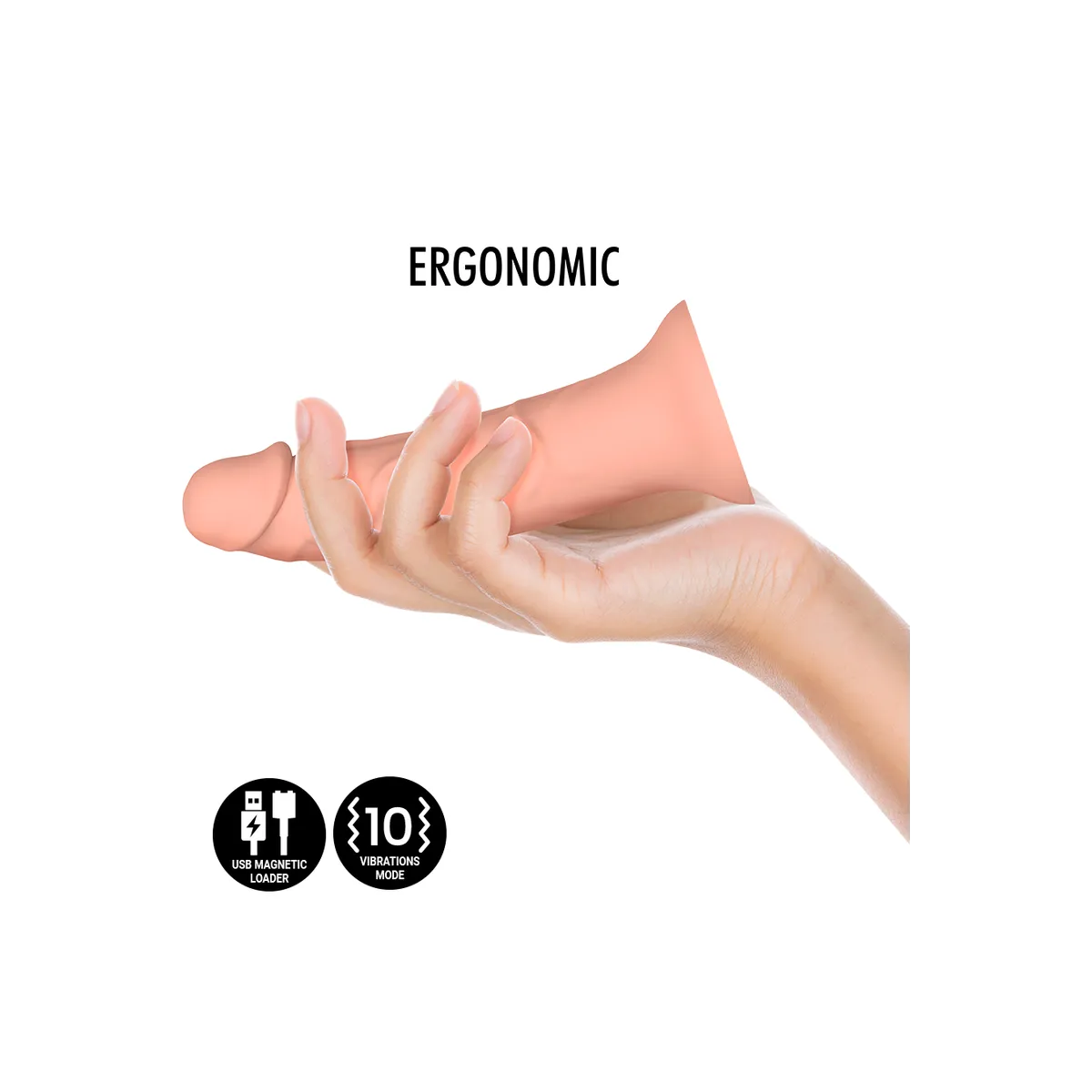 Asher Original Dildo S - Vibrator Kompatibel mit Watchme Wireless Technology von Mythology Fantasy Dildo | Fesselliebe.de