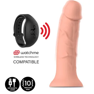 Asher Original Dildo S - Vibrator Kompatibel mit Watchme Wireless Technology von Mythology Fantasy Dildo