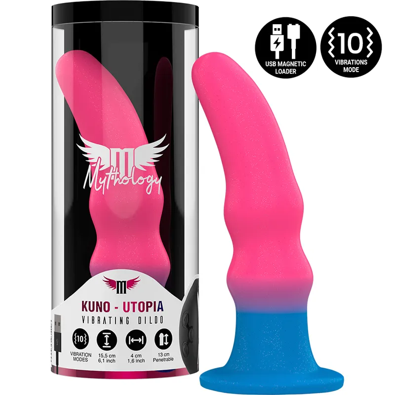 Kuno Utopia Dildo M - Vibrator Kompatibel mit Watchme Wireless Technology von Mythology Fantasy Dildo | Fesselliebe.de